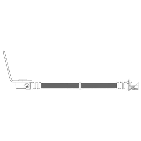 Centric Parts Brake Hose, 150.66407 150.66407